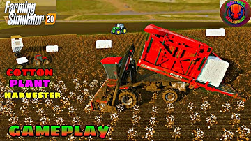 Farming simulator 20 gameplay walkthrough Android iOS cotton planting and harvester FS 20 game