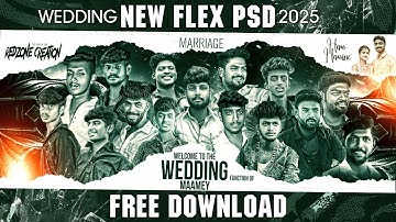 New Wedding Trending Flex Design Redzone Graphics Designing