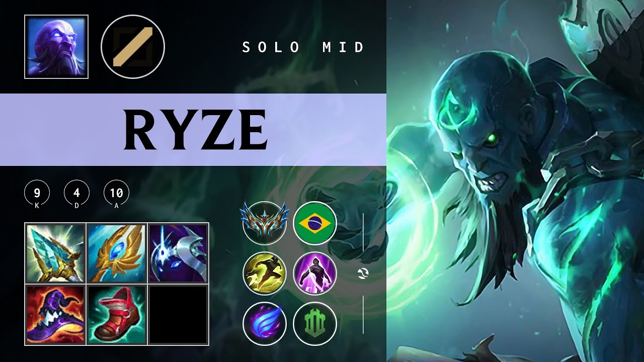 Ryze Mid vs Cassiopeia - BR Challenger Patch 25.22