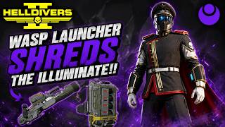 Helldivers 2 | WASP Launcher Is *INSANELY STRONG* Against Illuminate!! (Solo Max Difficulty)