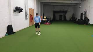 4-Come Box Drill - Pattern #1 (Sprint-Shuffle-BP-Shuffle)