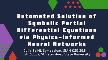 Automated Solution of Symbolic Partial Differential Equations via Physics-Informed Neural Networks