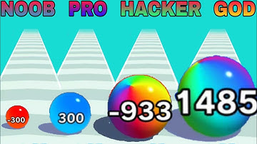 NOOB vs PRO vs HACKER vs GOD in Calculate Ball |Big update @playgame24dia