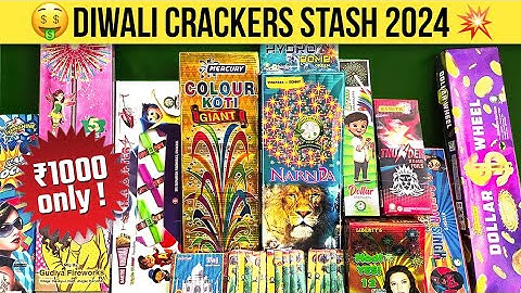 Diwali Crackers Testing 2024 | ₹1000 Diwali Stash | Patakhe Video | Diwali Crackers | New crackers