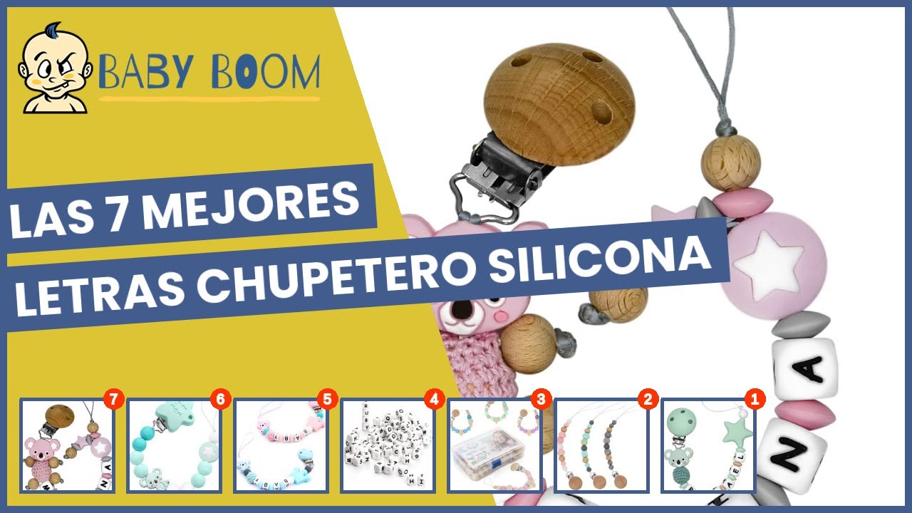 Las 7 mejores letras chupetero silicona 