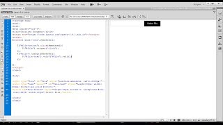 Javascript tutotial 1 - Custom file upload button HTML + CSS + Jquery