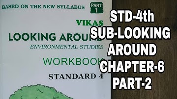 4th Standard || Looking Around Environmental Studies || Chapyer 6 Riyas Journey || Part 2 Workbook