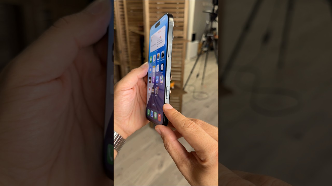 Je teste le bouton caméra des iPhone 16 !