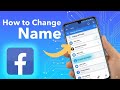 How To Change Your Name On Facebook 2025