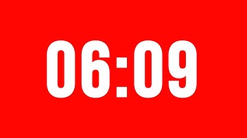6 Minute 9 Second Timer With Alarm Without Music