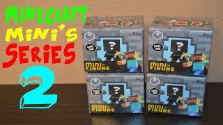 Minecraft Mini-Figures Series 2 Stone Series Blind Boxes Minecraft Mini-Figures Series 2 Stone Series Blind Boxes