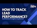 How to Track Lead Performance in Mera Udyog | CRM Analytics Dashboard