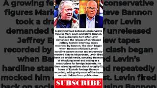 Mark Levin Demands Release of Steve Bannon’s Secret Epstein Tapes