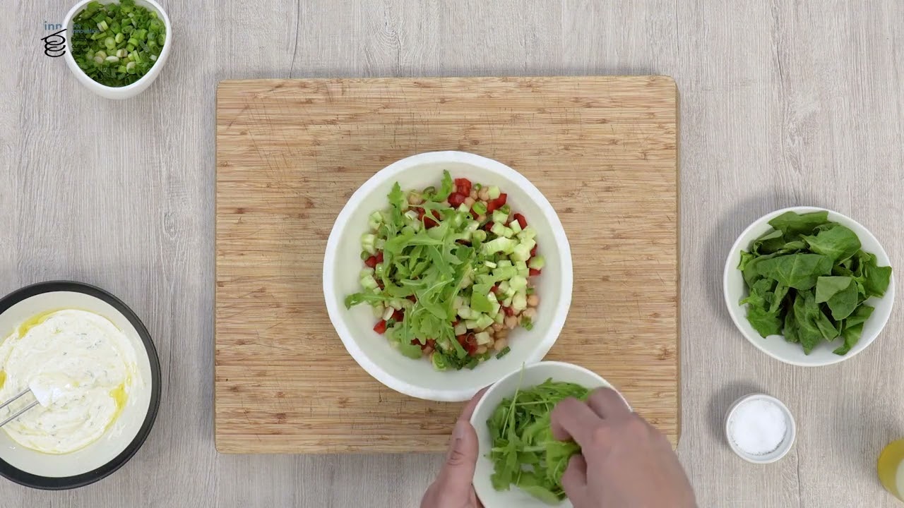 Cook2DIAbeat Chickpea Salad With Spinach And Greek Yogurt Dressing Cook2DIAbeat Chickpea Salad With Spinach And Greek Yogurt Dressing