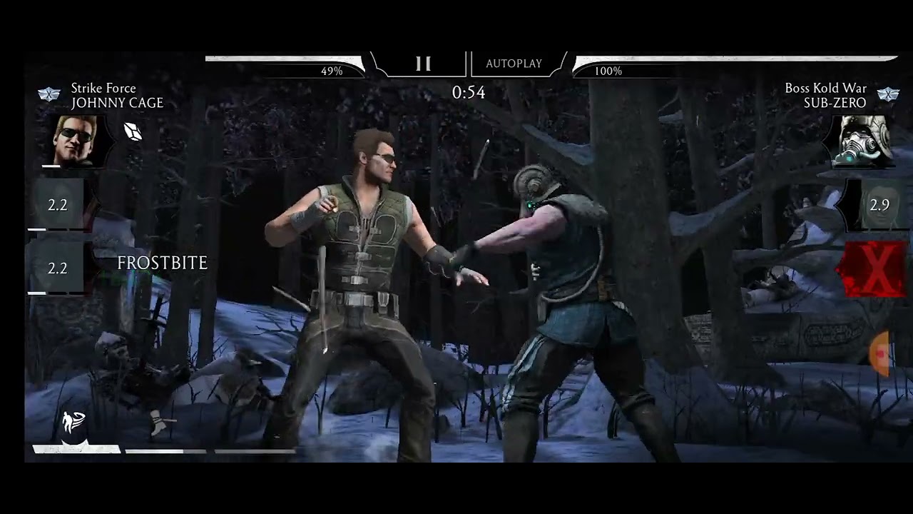 Mortal Kombat mobile - Kold War Tower 160 (boss fight) (2022)