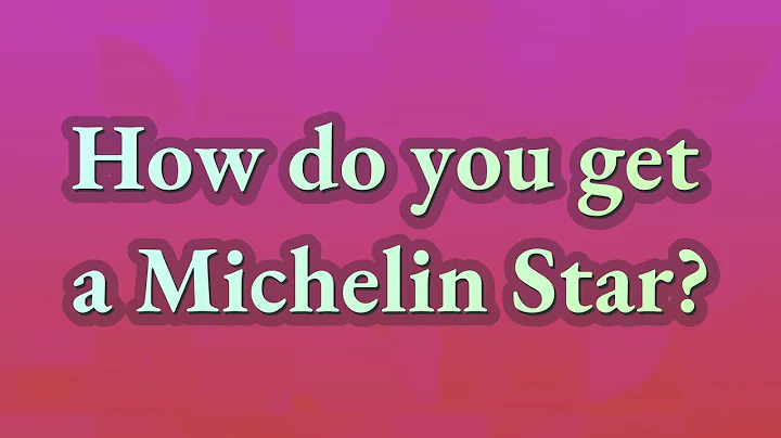 How do you get a Michelin Star?