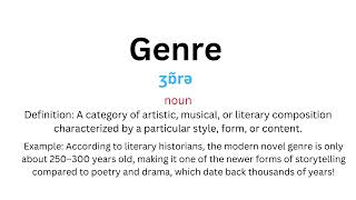 How to pronounce Genre - Vocab Daily