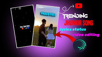 New trending Adivasi jhumur song alight motion editing video || xml file || description 👇👇