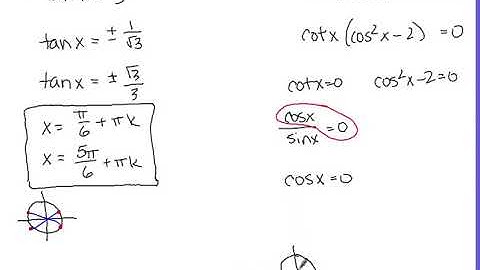 Precalculus - Unit 6 - Day 8 - Solving Trig Equations