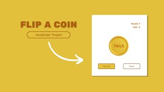 Ultimate Heads or Tails Coin Toss: HTML CSS JS Tutorial | JavaScript Project screenshot 5