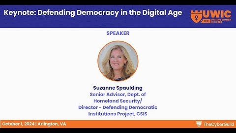 Keynote: Defending Democracy In The Digital Age