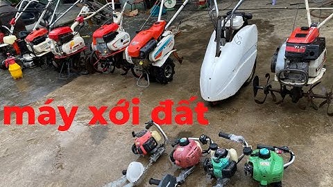 máy xới đất nhật bãi - máy cắt tỉa hàng rào - máy cuốc đất I cửa hàng việt anh 0961350530