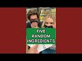 Cooking With 5 Random Ingredients (COMPETITION CHALLENGE) #SHORTS