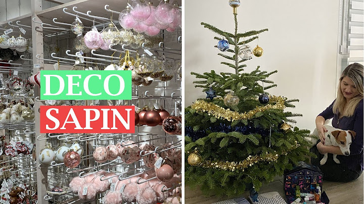 On Décore le Sapin !