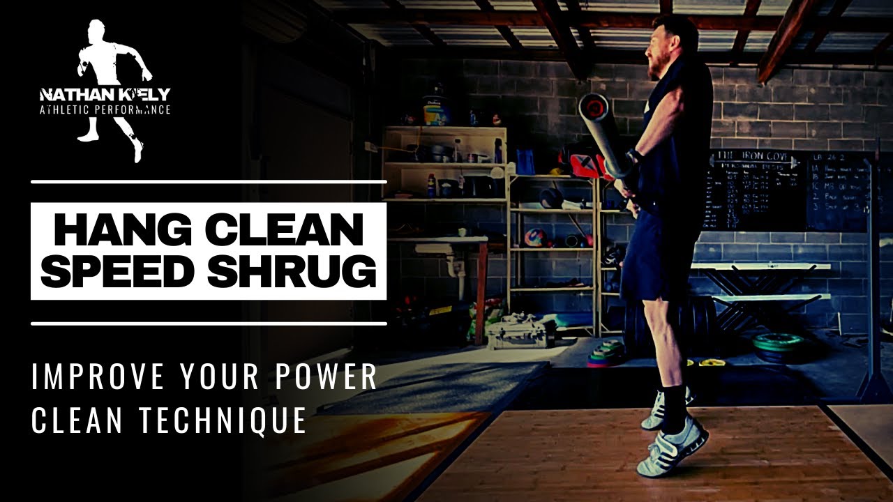 Hang clean speed shrug tutorial