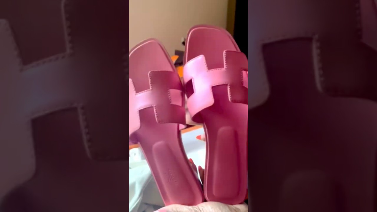 UNBOXING HERMES ORAN SANDALS ROSE PETALE #hermesoran #hermesunboxing #oransandals #hermesjourney