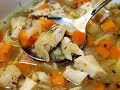 Italian Style Chicken Soup - Stove top dutch oven.