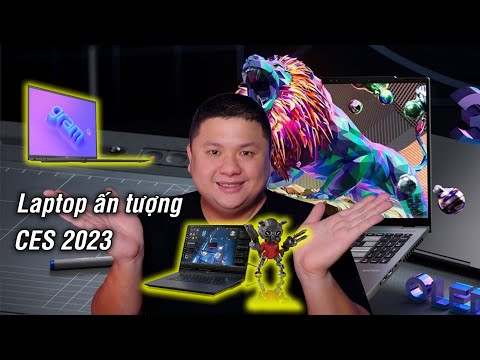 CES 2023 #2: Laptop 3D không cần kính, LG siêu mỏng, Asus Mini LED...