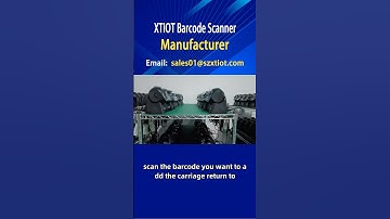 How to use the automatic carriage return function of the barcode scanner