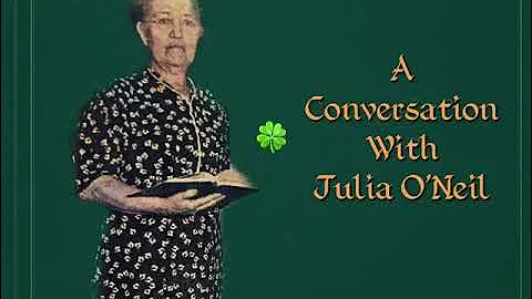 A CONVERSATION WITH JULIA ONEIL