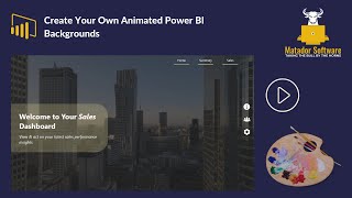 Create High Quality Animated Backgrounds in Power BI screenshot 4