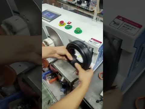 Efficient Wire Coiling and Binding Machine for Power Cords and Cables