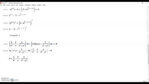 Mathematica Clip 2 Exact Equation