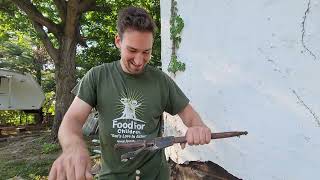 Finding a German WW1 Sword/Bayonet In the Wall of My House!