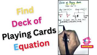 Deck Of Playing Cards Mathematics Probability 52 Cards Deck