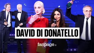Tutti i vincitori dei David di Donatello 2022: cosa è successo durante la premiazione