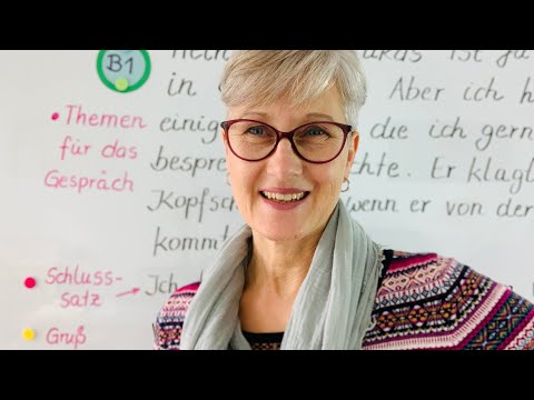 DTZ + telc Deutsch B1 | halbformelle E-Mail schreiben | Termin absagen | Deutsch lernen