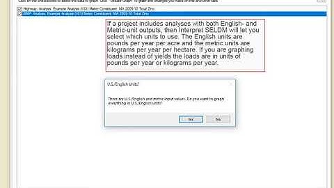 Creating an annual stormwater yield graph by using the Interpret SELDM program
