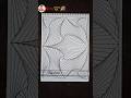 Day 447 - Doodle Art Tutorial Drawing Easy #doodle #zentangle #easy #art #trend #viral #short vedio