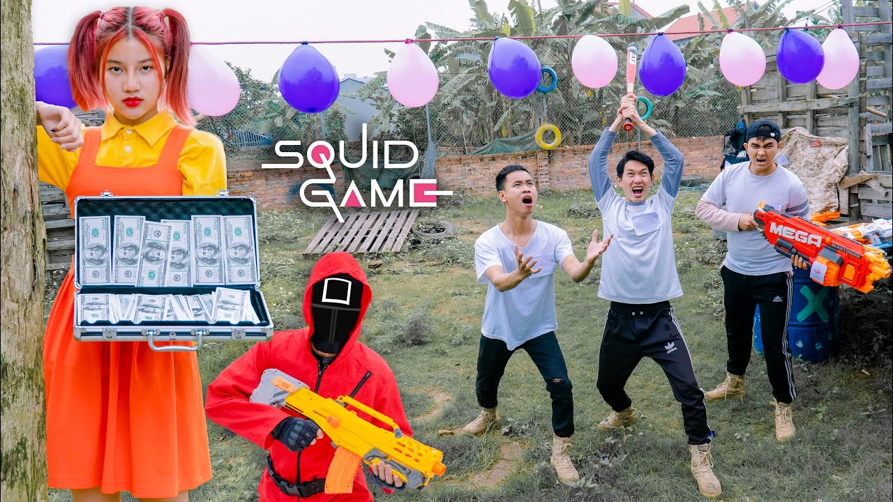 SQUID GAME Green Light Red Light Life And Death Challenge Smashed