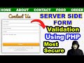 Server side Form validation in PHP, PHP Form Validation Tutorial | Form Validation In PHP