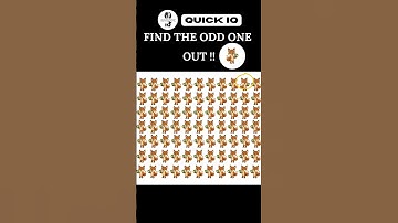 Find the Odd One Out!|QUICK IQ| #OddOneOut #BrainTeaser #PuzzleChallenge #shortsyoutube #shorts