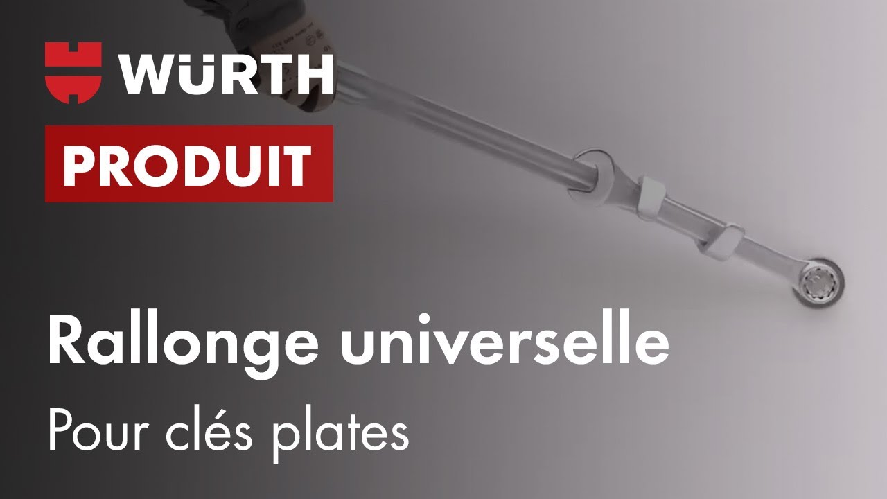 Rallonges universelles pour clés plates - Würth 