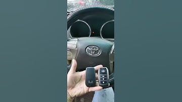 for Toyota highlander add push start stop remote start and keyless entry system