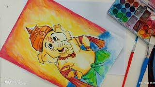 How To Make #Bal #Ganesha Drawing And Colouring Idea | CraftLas screenshot 5