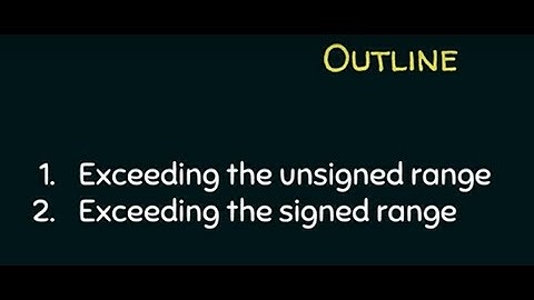 Exceeding The Valid Range of Data Types